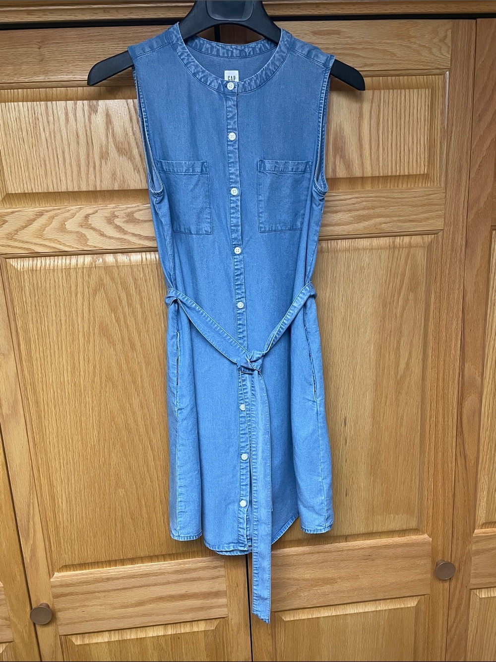 GAP Sleeveless Mini Shirt Dress - Size Small
